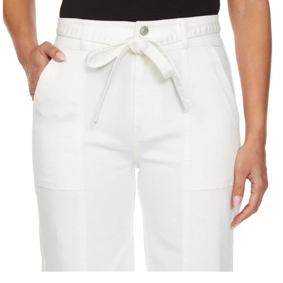 NWT Hudson Women’s Wide Leg Belted Jean - Picture 4 of 7